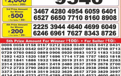 Punjab state dear10 lottery result 08.06.25