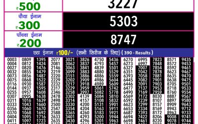 Rajashree 10 evening weekly lottery 5.40pm result 11.06.25