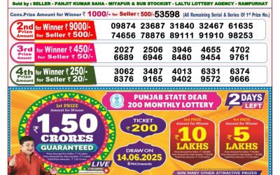 Dear lottery 8pm result 12.06.25