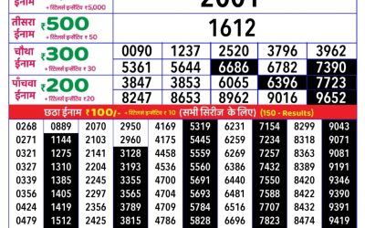 Rajshree daily lottery 1pm result 14.06.25