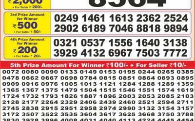 Punjab state dear10 lottery result 15.06.25