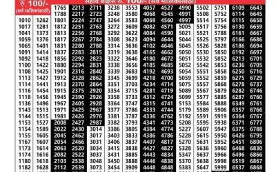 Maharashtra padmini weekly lottery result 17.06.25