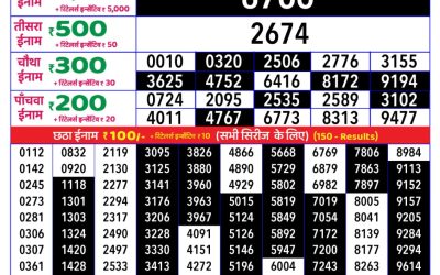 Rajshree daily lottery 8pm result 18.06.25