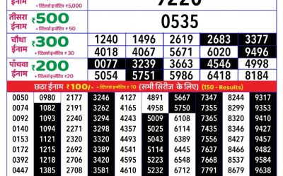 Rajshree daily lottery 1pm result 22.06.25