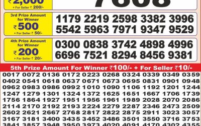 Punjab state dear 10 lottery 6pm result 23.06.25