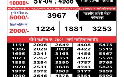 Maharashtra sahyadri lottery result 25.06.25
