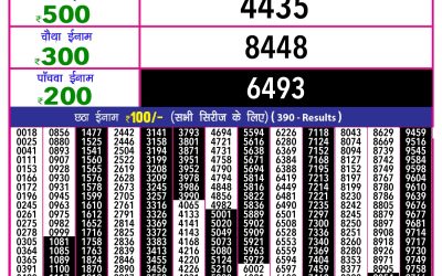 Rajshree 10 evening weekly lottery 5.40pm result 26.06.25