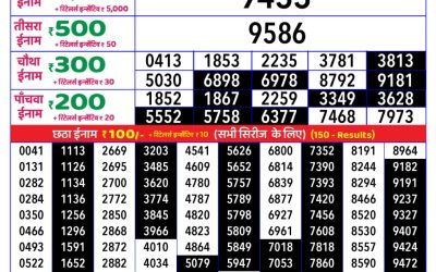 Rajshree daily lottery 8pm result 26.06.25