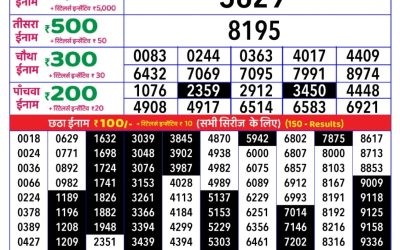 Rajshree daily lottery 1pm result 29.06.25
