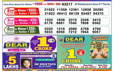 Dear lottery 6pm result 12.06.25