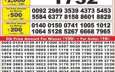 Punjab state dear10 lottery 6pm result 03.07.25