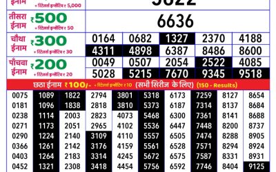 Rajshree daily lottery 8pm result 03.07.25
