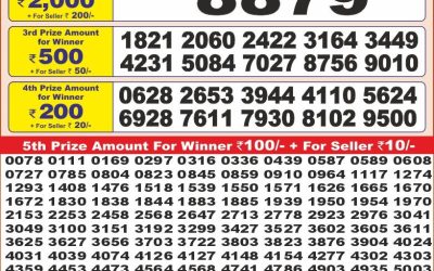 Punjab state dear10 lottery result 05.07.25