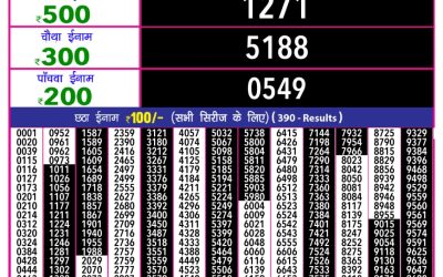 Rajshree 10 evening lottery 5.40pm result 06.07.25