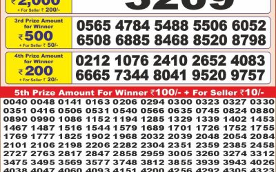 Punjab state dear10 lottery result 06.07.25