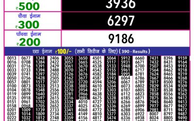 Rajshree 10 evening lottery 5.40pm result 07.07.25