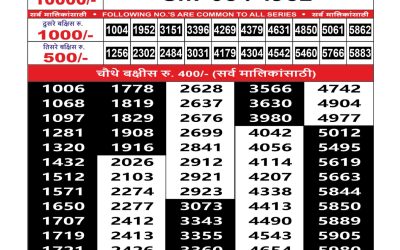 Maharashtra sahyadri lottery result 08.07.25