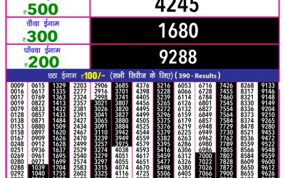 Rajshree 10 evening lottery 5.40pm result 08.07.25