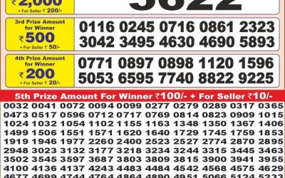 Punjab state dear 10 lottery 6pm result 11.07.25