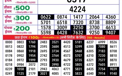 Rajshree Daily Lottery 1pm Result 17.07.25