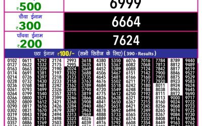 Rajshree 10 Evening Lottery 5.40pm Result 20.07.25
