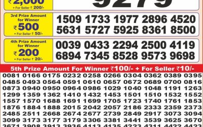 Punjab State Dear10 Lottery Result 20.07.25