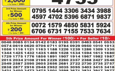 Punjab State Dear 10 Lottery 6pm Result 21.07.25