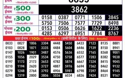 Rajshree Daily Lottery 1pm Result 24.07.25