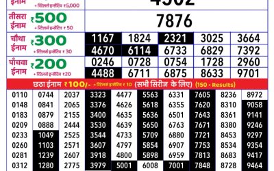 Rajshree Daily Lottery 1pm Result 28.07.25