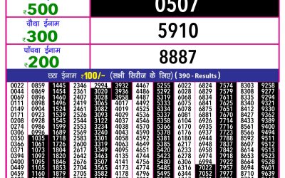 Rajshree 10 Evening Lottery 5.40pm Result 22.07.25