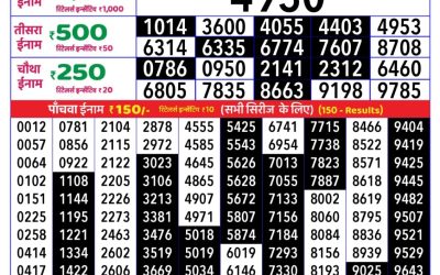 Everest Result Today Dear Lottery Result 2024 Rajshree Daily Lottery 1pm Result 07.08.25