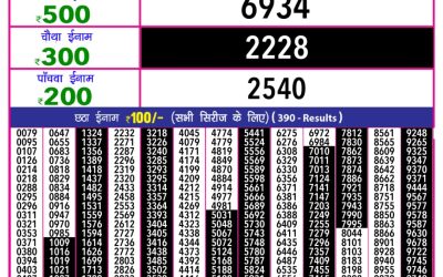 Rajshree 10 Evening Lottery 5.40pm Result 10.08.25