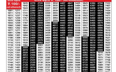 Maharashtra Padmini Weekly Lottery Result 12.08.25