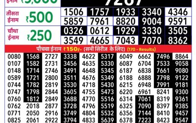 Everest Result Today Dear Lottery Result 2024 Rajshree Daily Lottery 1pm Result 30.08.25
