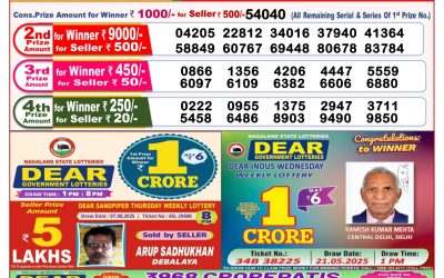 Dear Lottery 8pm Result 20.08.25