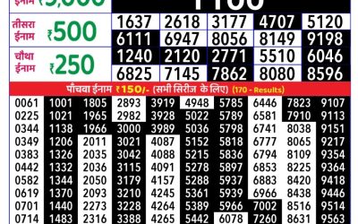 Rajshree Daily Lottery 8pm Result 08.09.25