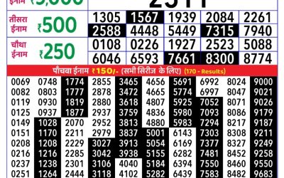 Rajshree Daily Lottery 1pm Result 20.09.25