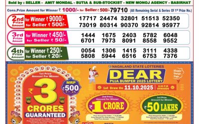 Dear Lottery 8pm Result 21.09.25