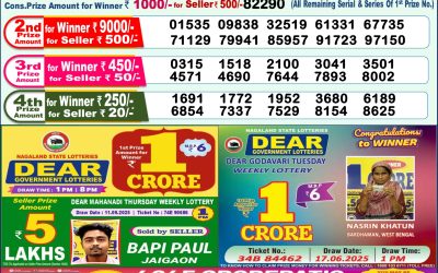 Dear Lottery 1pm Result 23.09.25