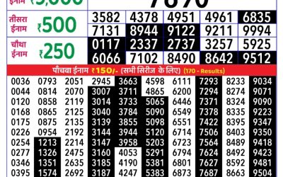 Rajshree Daily Lottery 1pm Result 27.09.25