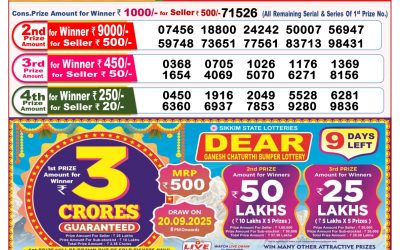 Dear Lottery 8pm Result 11.09.25