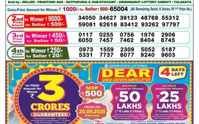 Dear Lottery 1pm Result 16.09.25