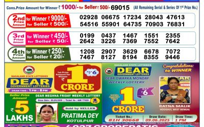 Dear Lottery 6pm Result 16.09.25