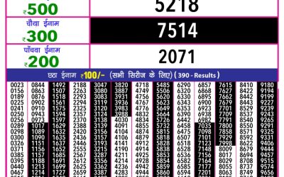 Rajshree 10 Evening Lottery 5.40pm Result 07.10.25