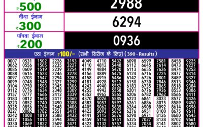 Rajshree 10 Evening Weekly Lottery 5.40pm Result 08.10.25