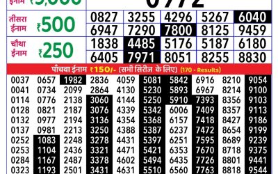 Rajshree Daily Lottery 1pm Result 09.10.25