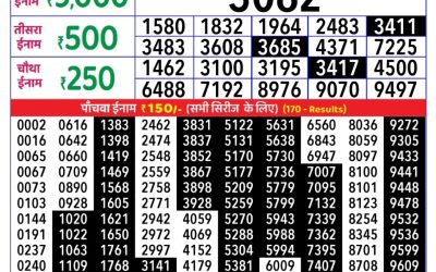 Rajshree Daily Lottery 1pm Result 11.10.25