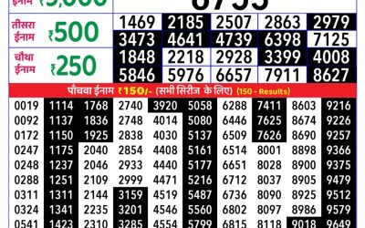Everest Result Today Dear Lottery Result 2024 Rajshree Daily Lottery 1pm Result 14.10.25