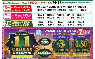 Dear Lottery 1pm Result 24.10.25