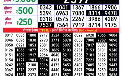Rajshree Daily Lottery 1pm Result 01.11.25